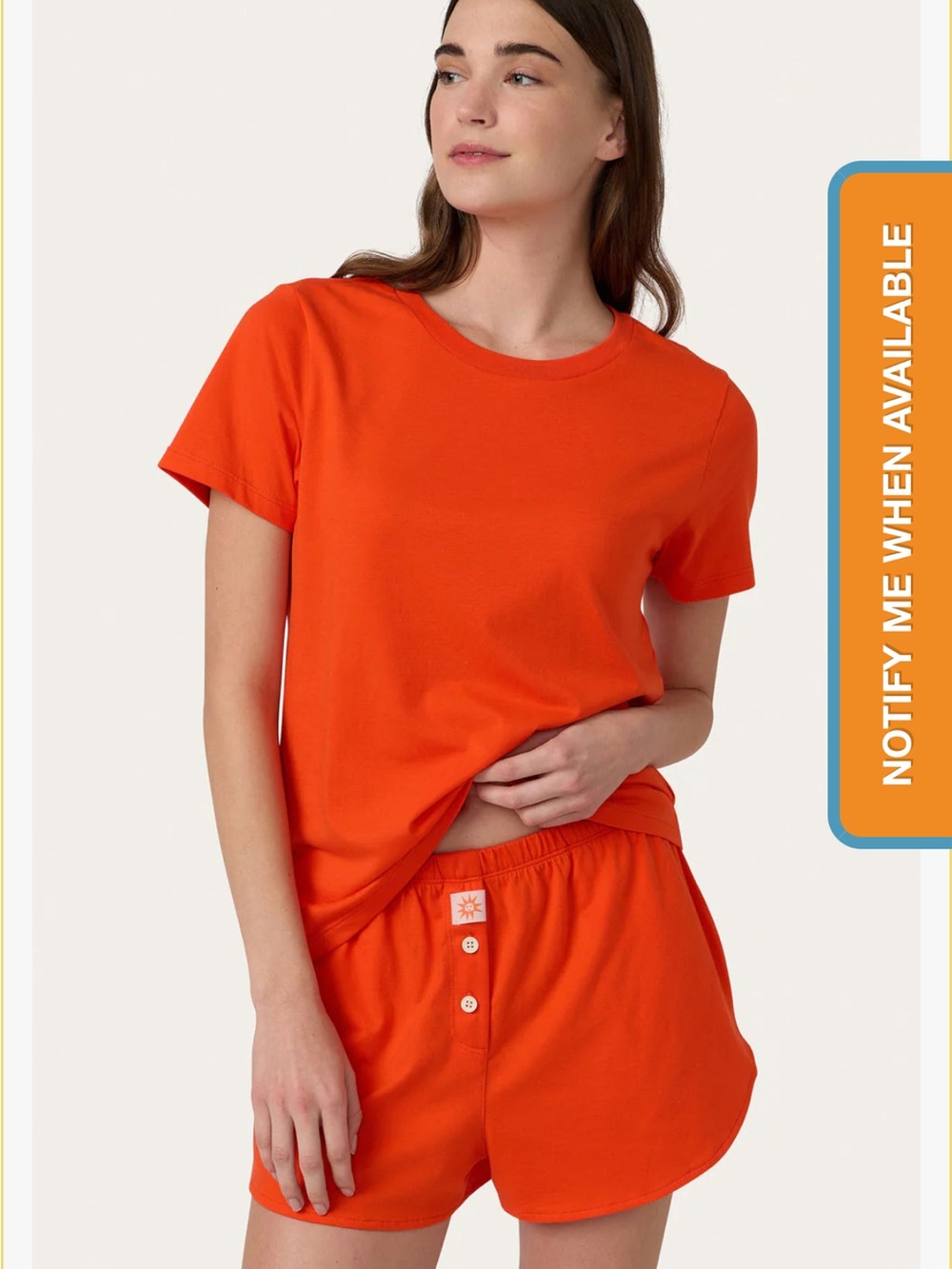 Cozy land Mia boxer set in Scarlett